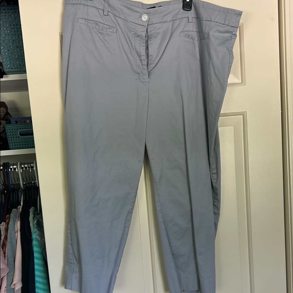 Simply Vera Vera Wang Gray Capris Slim Fit